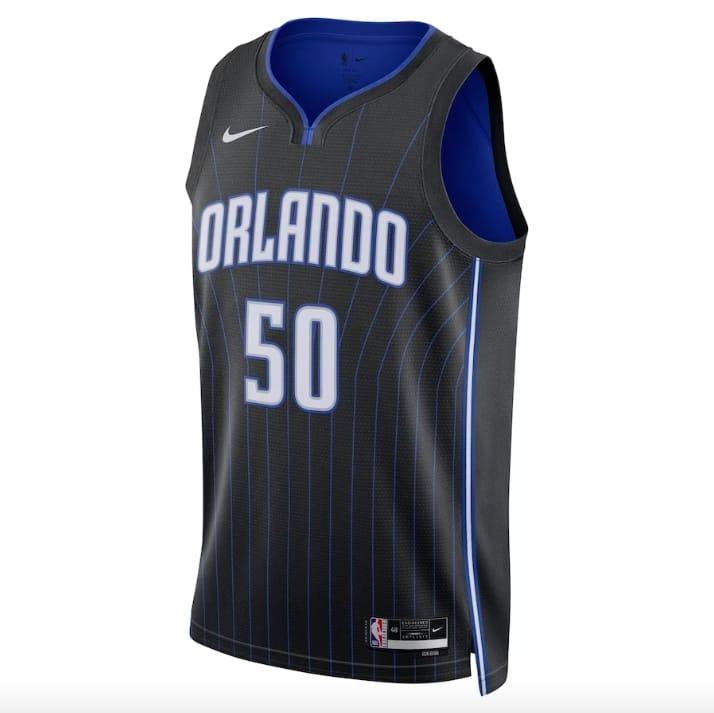 Баскетбольная джерси 2022-23 Orlando Magic #50 Cole Anthony Swingman Icon Black Jersey