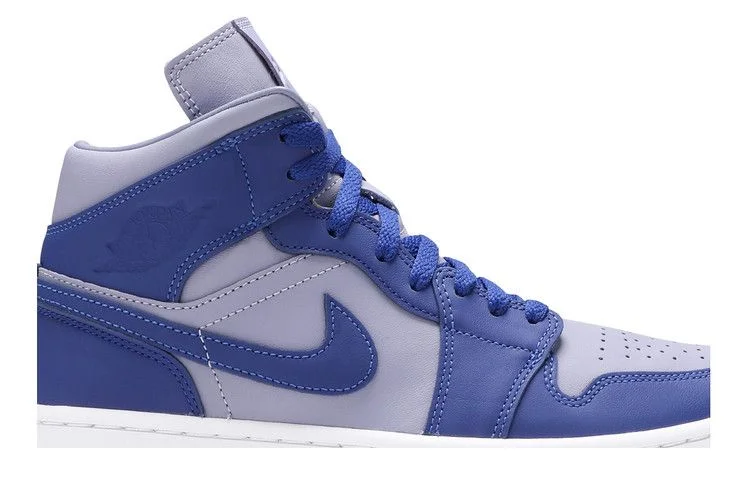 Кроссовки Wmns Air Jordan 1 Mid SE 'Iron Purple Deep Royal'