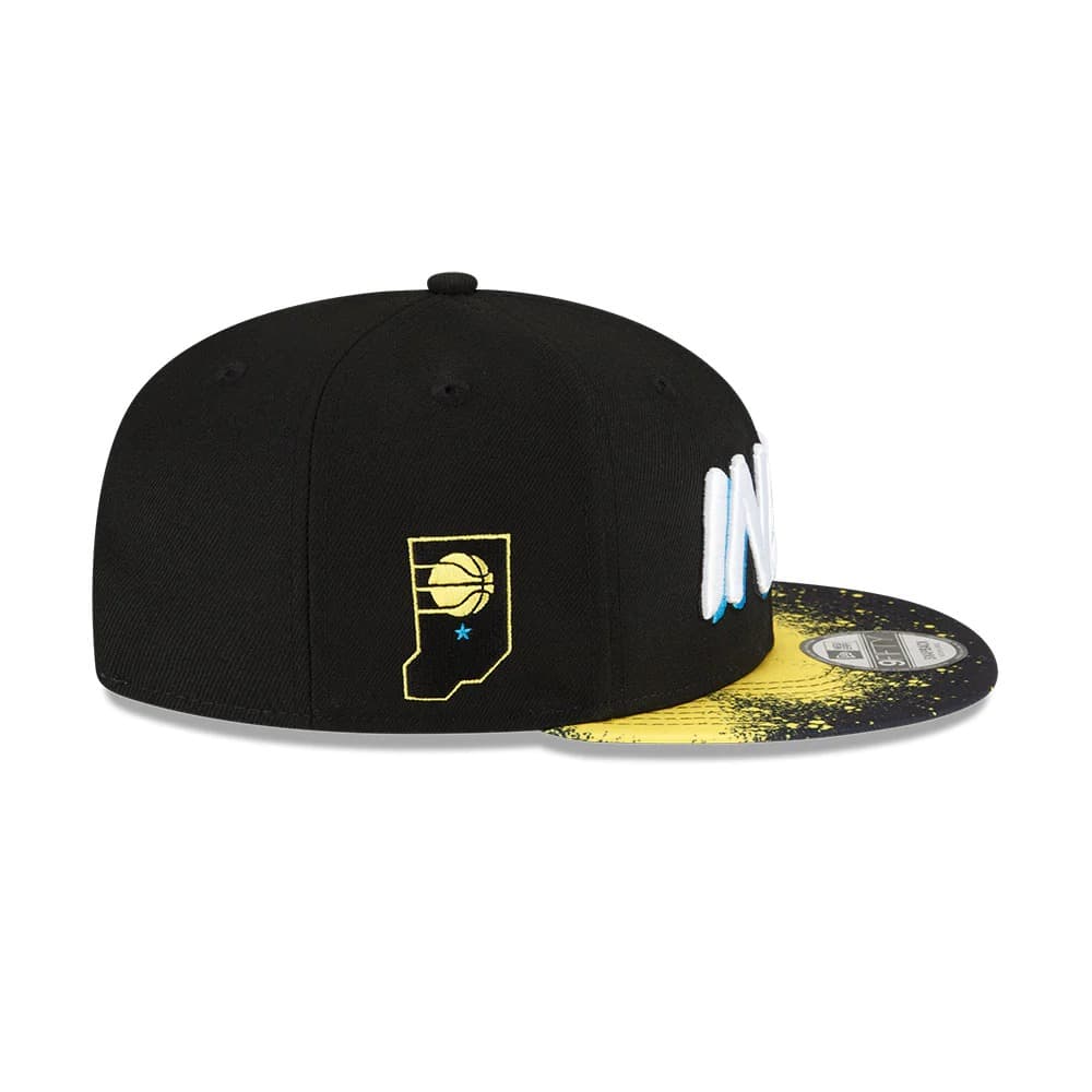 Бейсболка New Era Indiana Pacers 9FIFTY 2024 City Edition NBA Snapback Hat