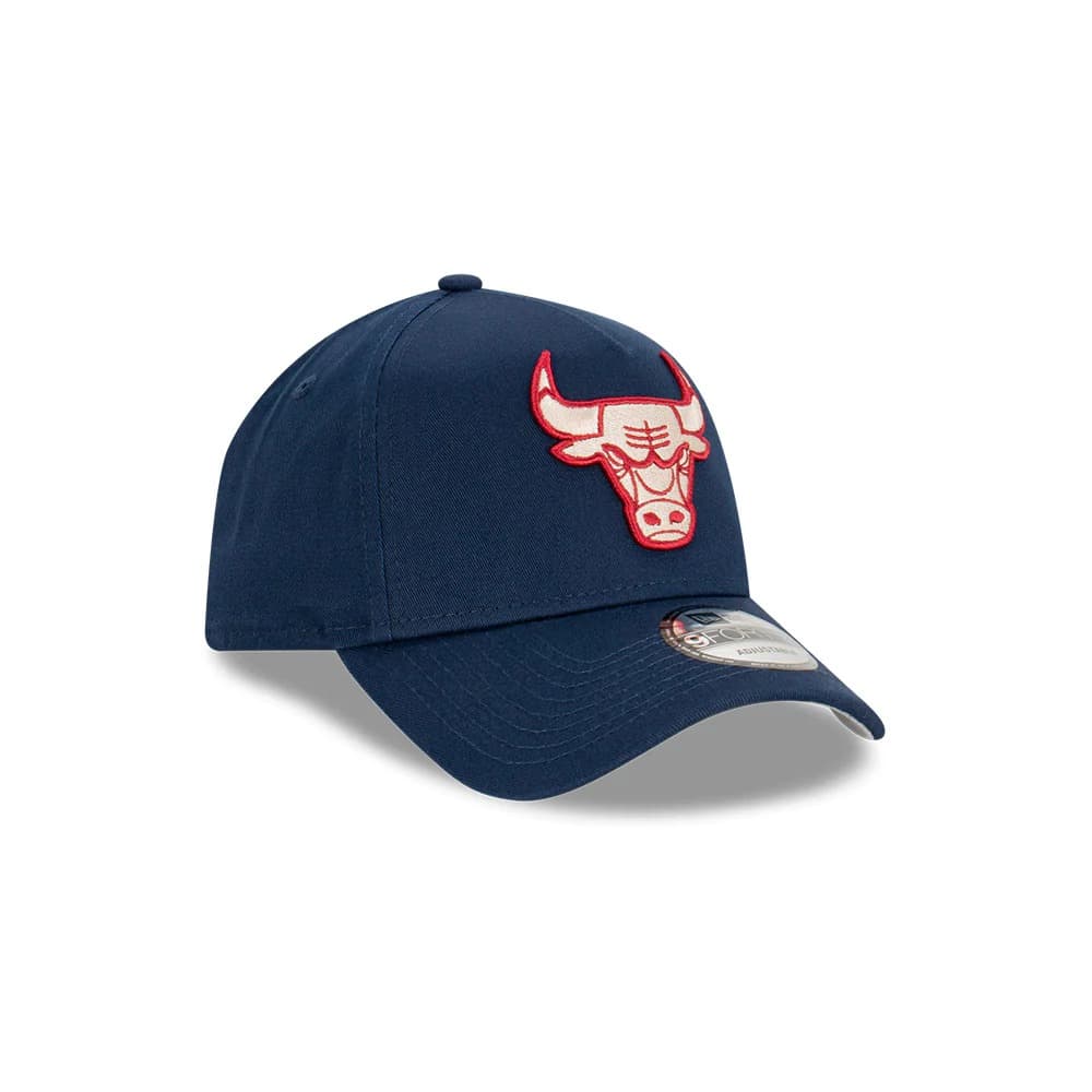 Бейсболка New Era Chicago Bulls Cardinal Ocean 9FORTY A-Frame NBA Snapback Hat