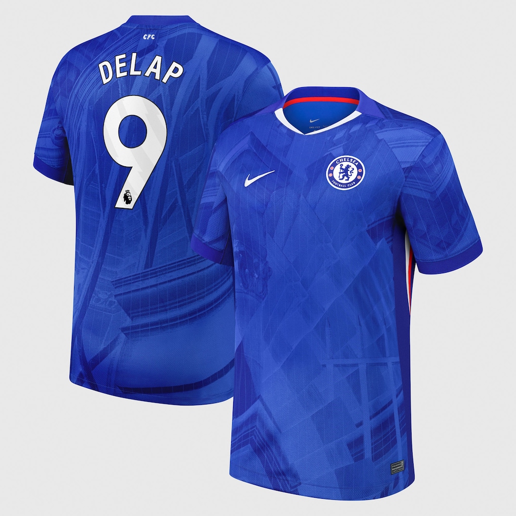 Футбольное джерси Chelsea Nike Home Stadium Shirt 2025-26 Delap 9