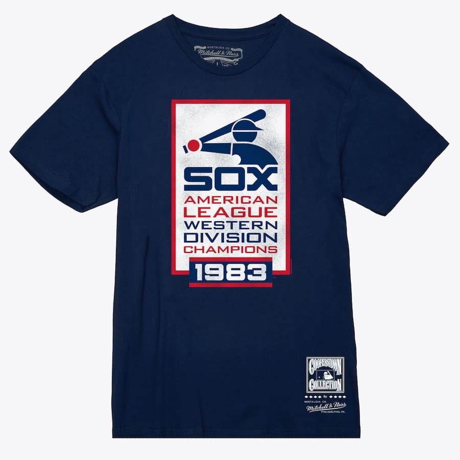 Футболка Mitchell & Ness Navy Chicago White Sox Retro 1983 T-Shirt