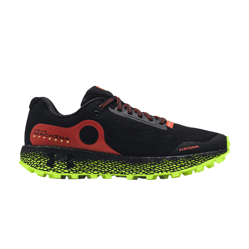 Кроссовки Under Armour HOVR Machina Off Road 'Black High-Vis Yellow'