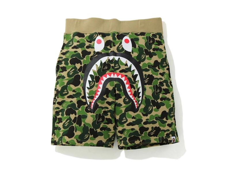 Спортивные шорты BAPE ABC Camo Shark Sweatshorts Green