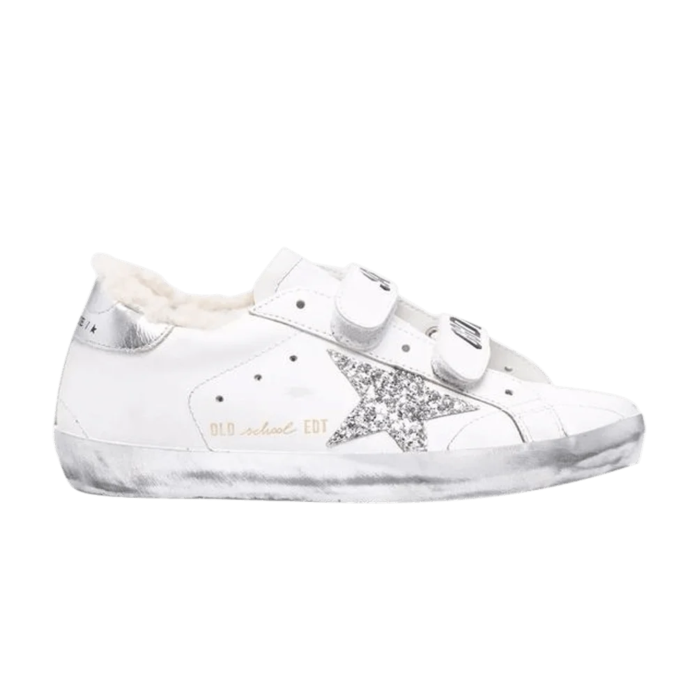 Кроссовки Golden Goose Wmns Old School 'White Silver'