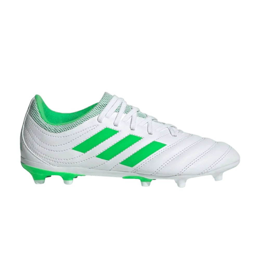 Krossovki-Adidas-Copa-19.3-FG-J-White-Solar-Lime