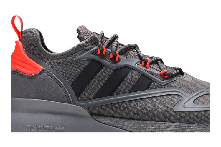 Кроссовки Adidas ZX 2K Boost 'Grey Solar Red'