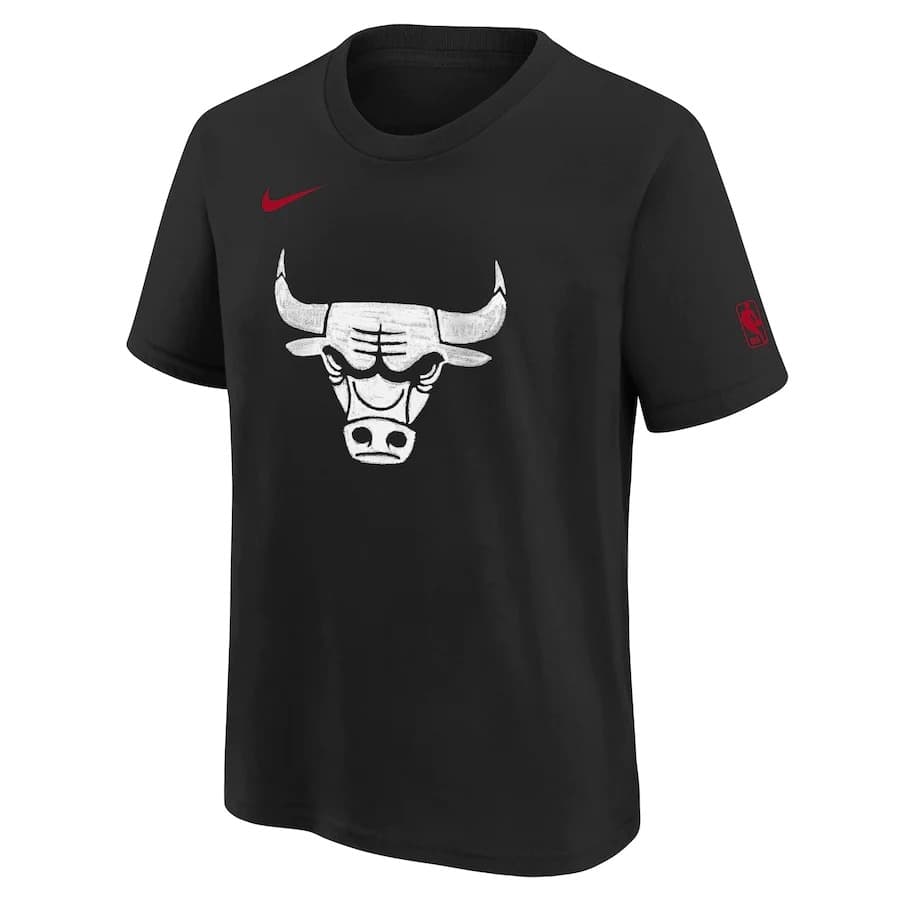 Баскетбольная футболка Nike Chicago Bulls 2024 City Edition Essential Logo Youth NBA T-Shirt
