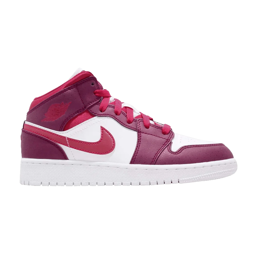 Krossovki-Air-Jordan-1-Mid-GS-Rush-Pink