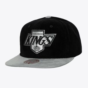 Mitchell-Ness-Black-Silver-Los-Angeles-Kings-Vintage-Sueduroy-Snapback-Hat-300x300