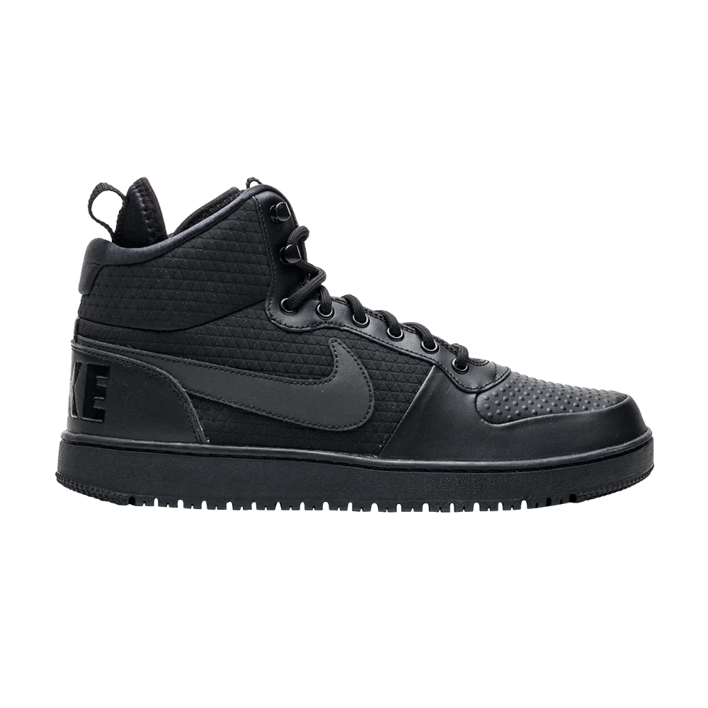 Krossovki-Nike-Court-Borough-Mid-Winter-Triple-Black