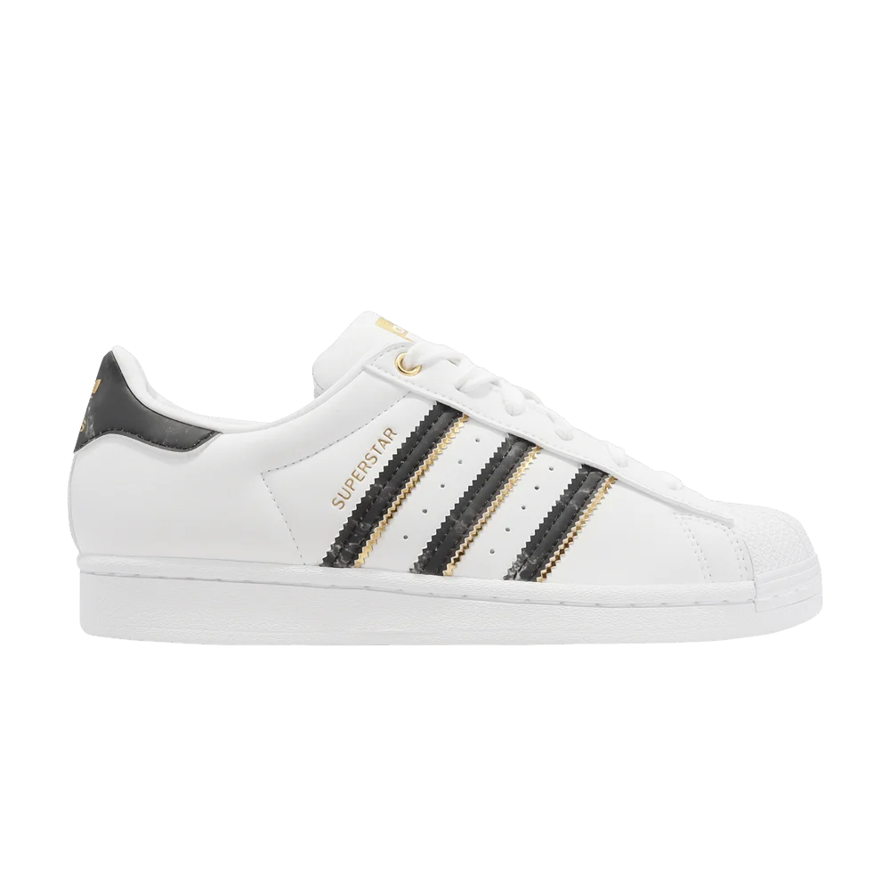 Krossovki-Adidas-Wmns-Superstar-White-Black-Gold-Metallic