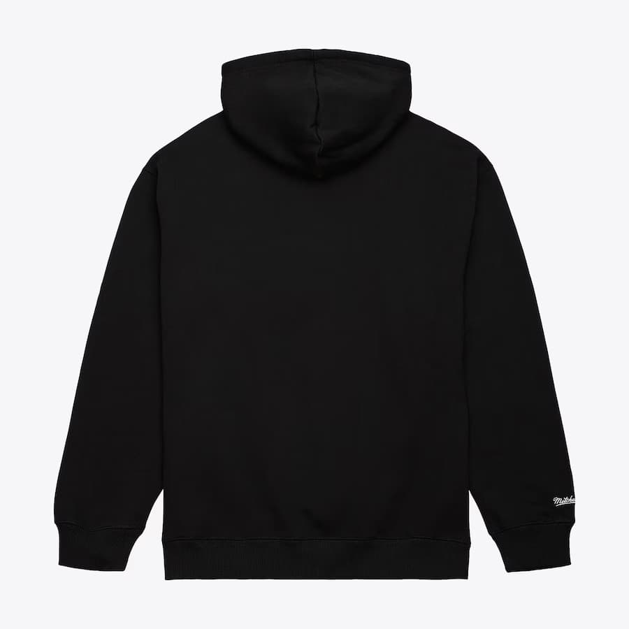 Худи Mitchell & Ness Black Philadelphia 76ers Tonal Logo Heavyweight Fleece Pullover Hoodie