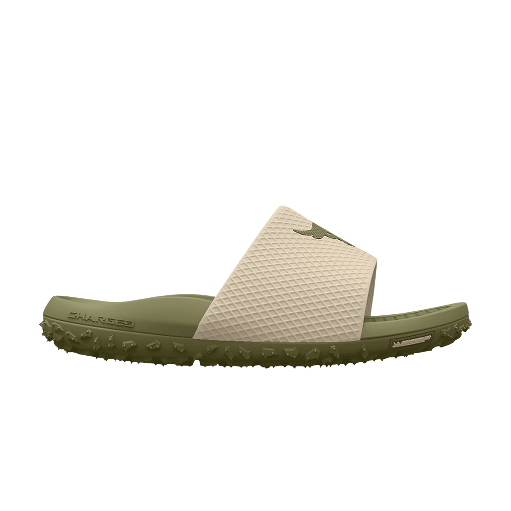 Кроссовки Under Armour Project Rock Slide 'Khaki Base Thyme'