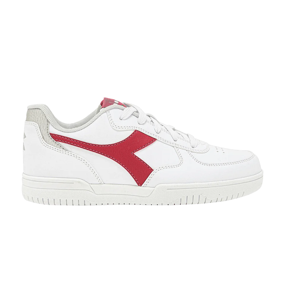 Кроссовки Diadora Raptor Low Big Kid 'White Persian Red'