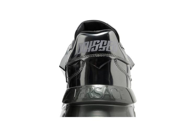 Кроссовки Versace Odissea Caged Rubber Medusa Sneaker 'Metallic Grey'