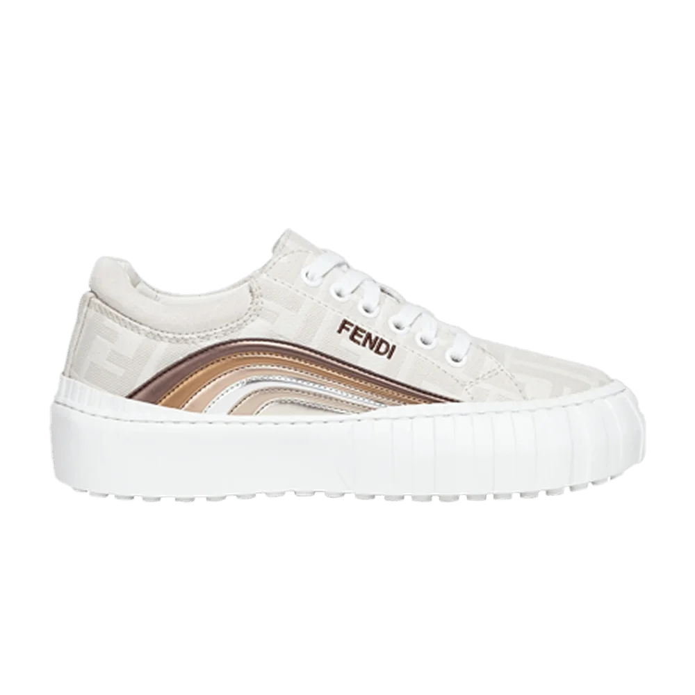 Кроссовки Fendi Wmns Force 'White Brown'