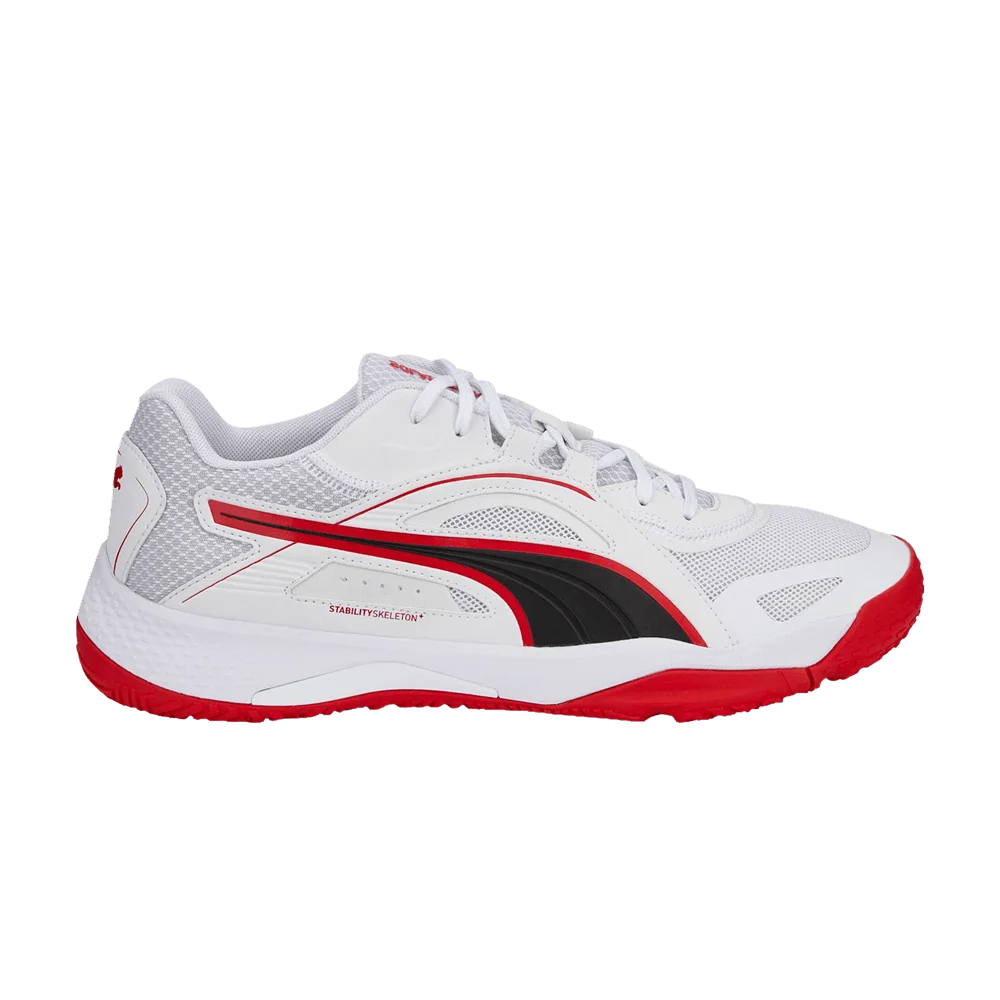 Кроссовки Puma Solarstrike 2 Racquet 'White High Risk Red'