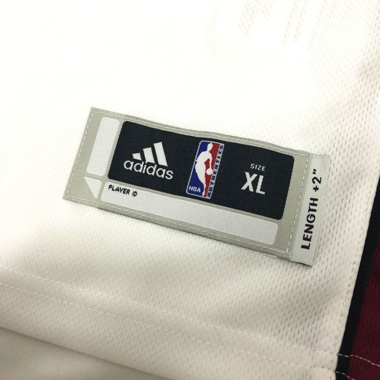 Баскетбольная майка adidas Miami Heat #3 Dwyane Wade White