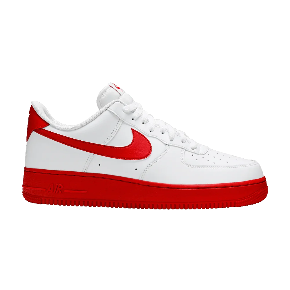 Krossovki-Nike-Air-Force-1-Low-White-Red-Sole