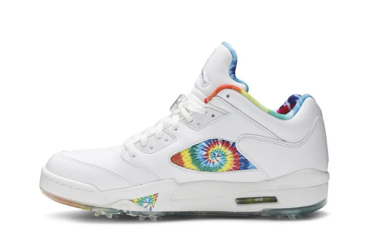 Кроссовки Air Jordan 5 Low Golf 'Peace, Love, and Golf'