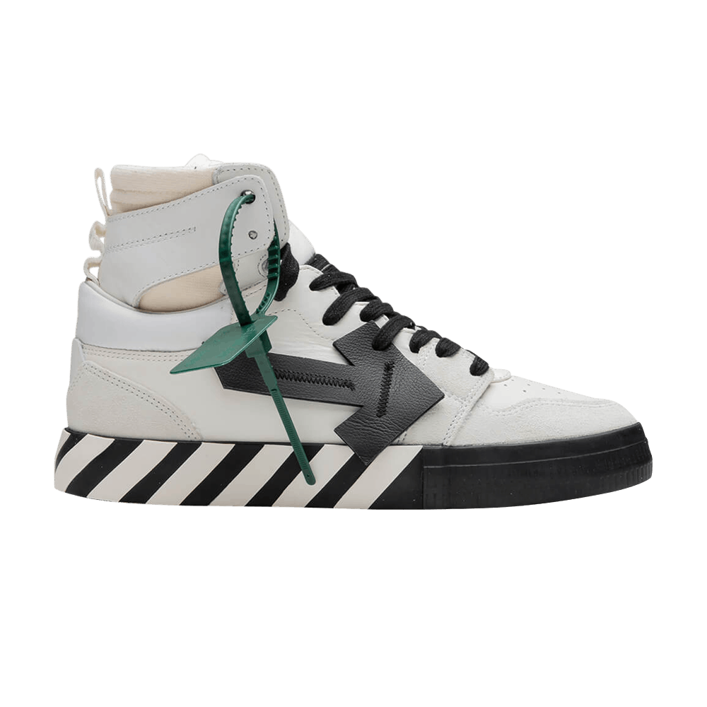 Кроссовки Off-White High Top Vulcanized 'White Black'