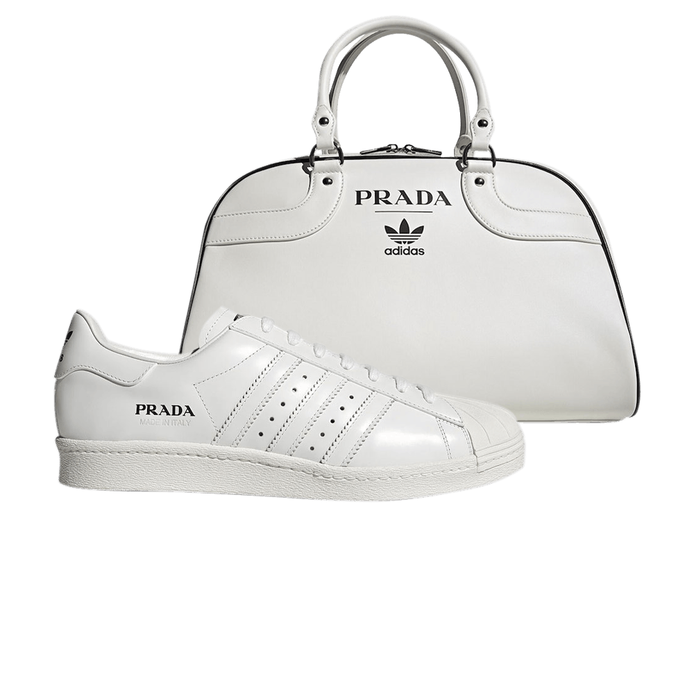 Кроссовки Prada x adidas Superstar 'Core White' & Bag Bundle
