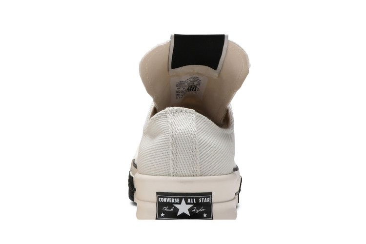 Кроссовки Rick Owens x Converse TURBODRK Chuck 70 Low 'Lily White'