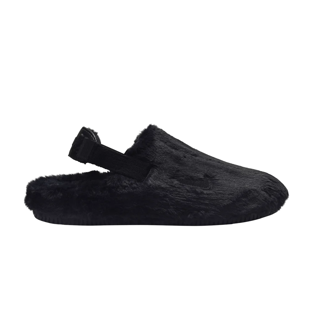 Nike-Wmns-Calm-Mule-SE-Triple-Black-Fur