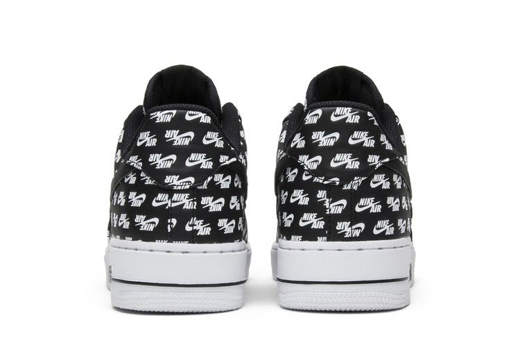 Кроссовки Nike Air Force 1 Low '07 QS 'All Over Logo Black'