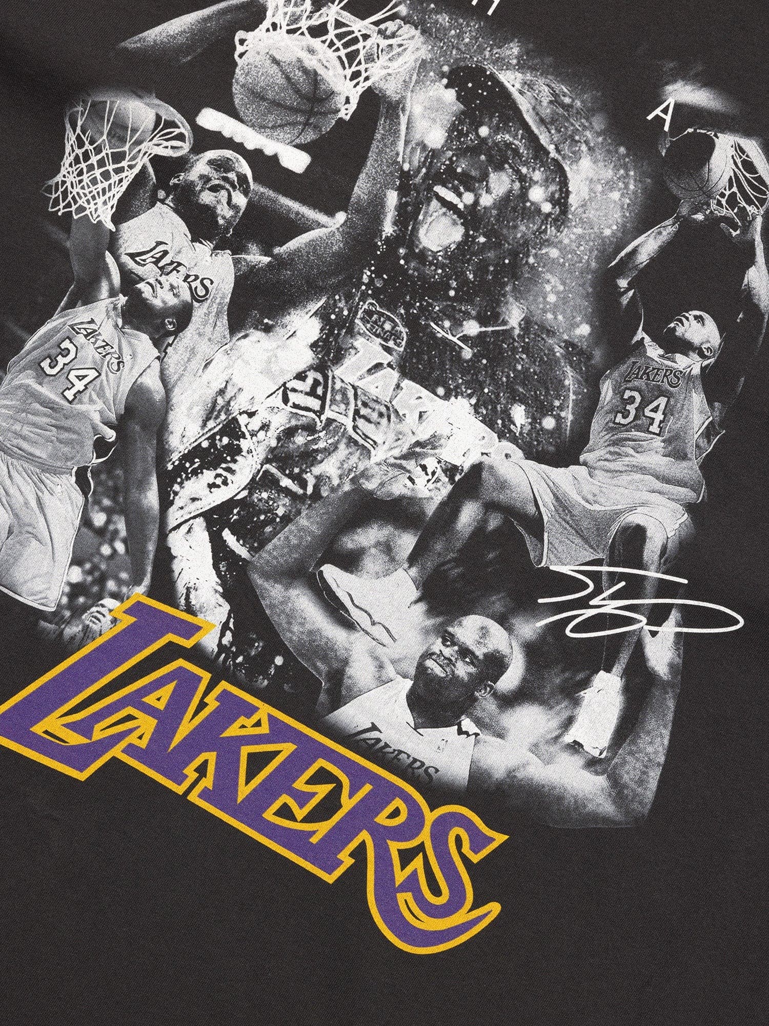 Футболка Mitchell & Ness Shaquille O’Neal Los Angeles Lakers Player Photo T-Shirt