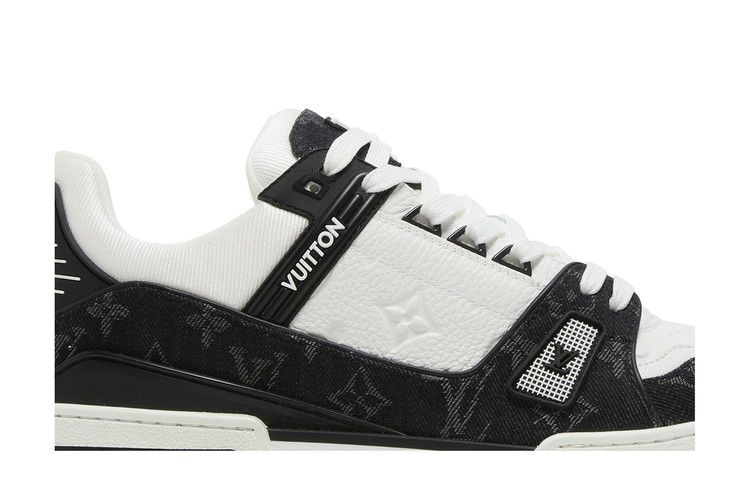 Кроссовки Louis Vuitton Trainer 'Black Monogram Denim'