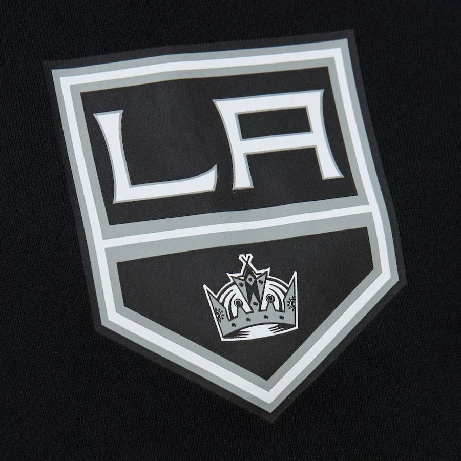 Худи Mitchell & Ness Black Los Angeles Kings Game Time Fleece Pullover Hoodie