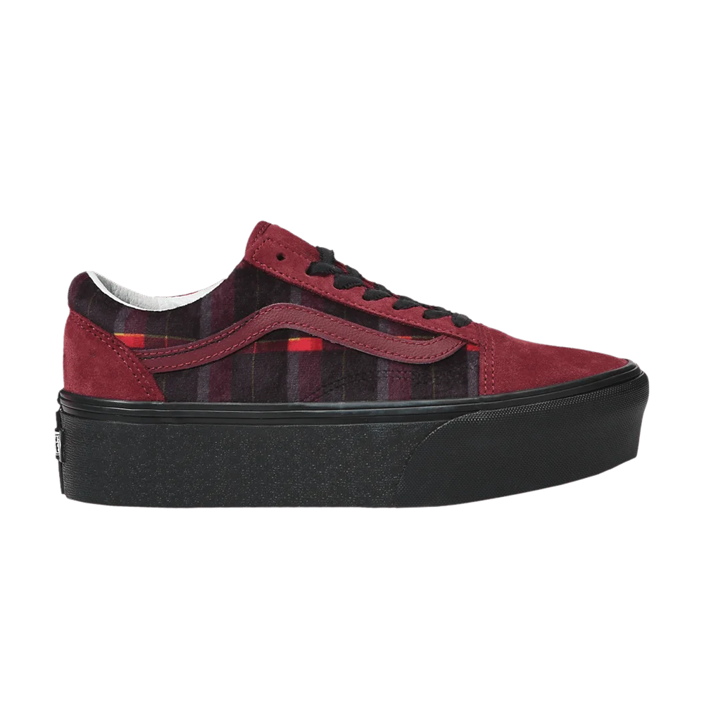 Vans Old Skool Stackform 'Velvet Plaid'