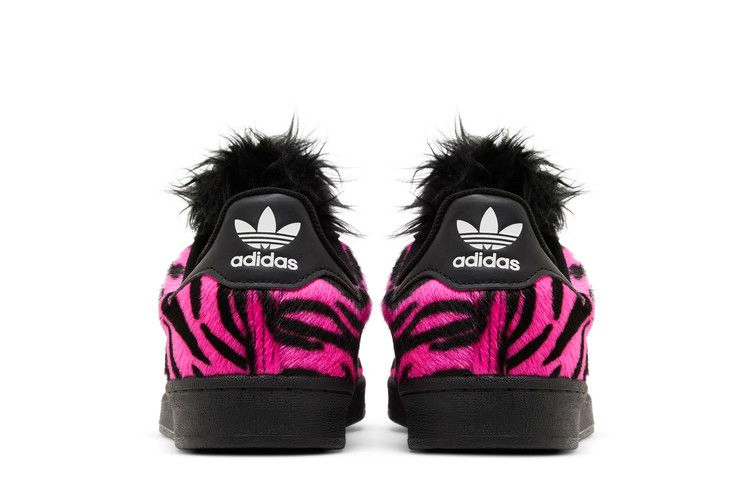 Кроссовки Jeremy Scott x adidas Campus 80s 'Bones - Pink Zebra'