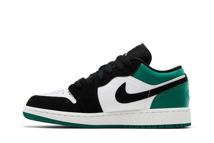 Krossovki-Air-Jordan-1-Low-GS-Mystic-Green-2