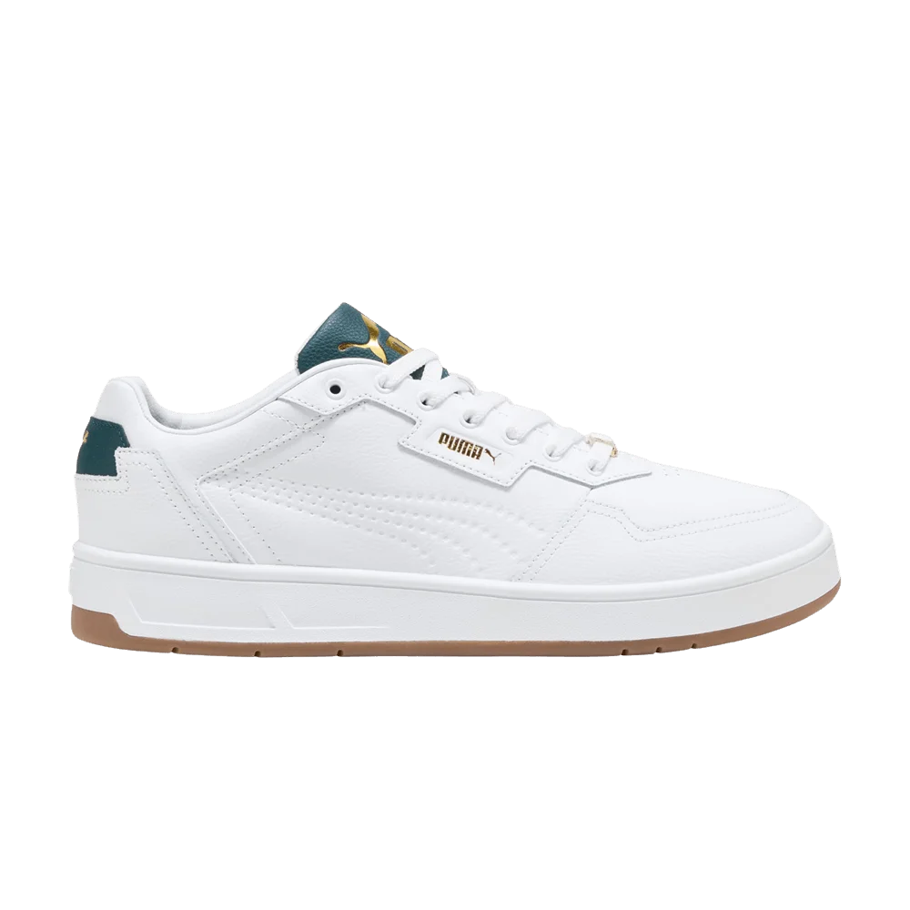 Krossovki-Puma-Court-Classic-Lux-White-Green