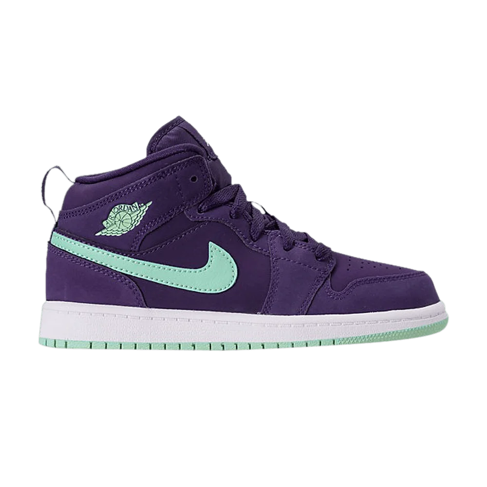 Krossovki-Air-Jordan-1-Mid-PS-Ink-Emerald-Rise