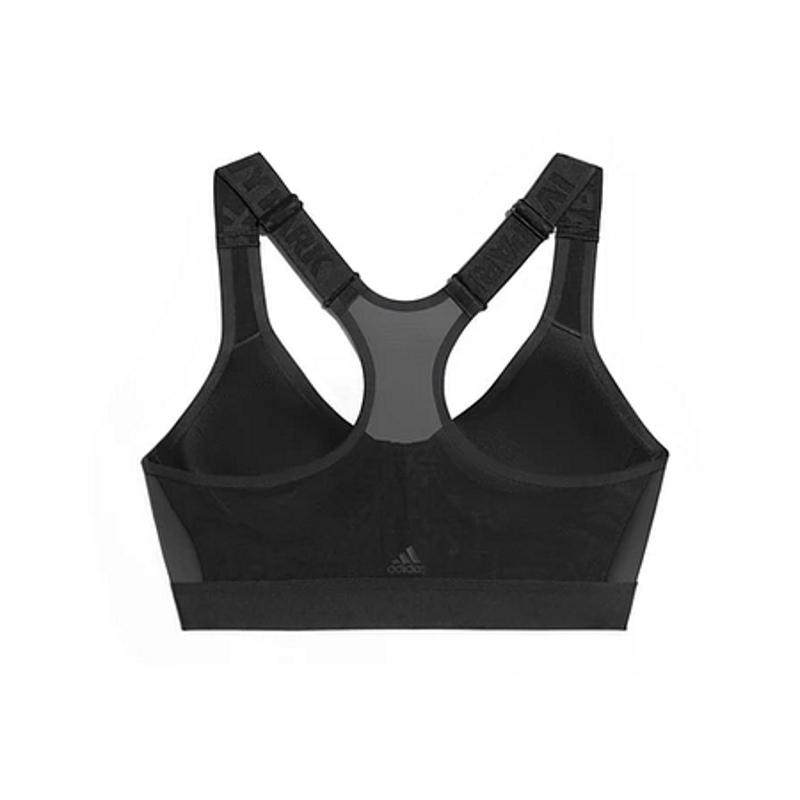 Спортивный топ adidas Ivy Park Medium Support Zip Bra (Plus Size) Black