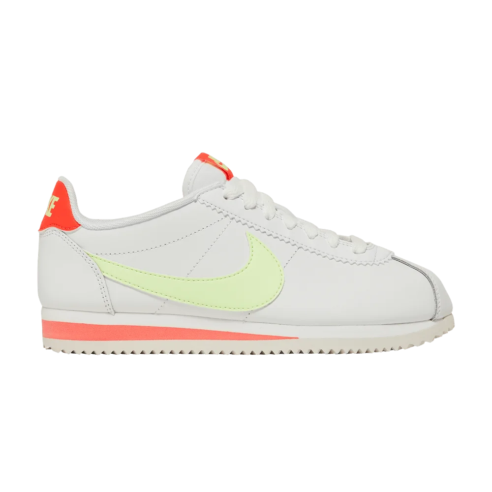 Krossovki-Nike-Wmns-Classic-Cortez-Leather-Volt-Flash-Crimson