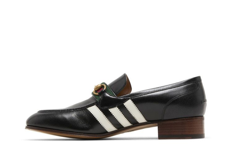 Кроссовки Adidas x Gucci Loafer 'Black Leather'