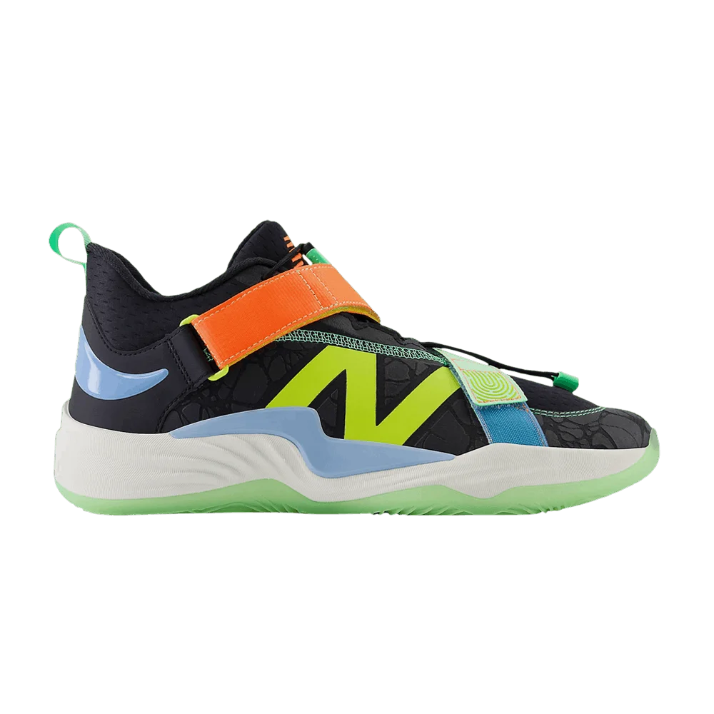 Krossovki-New-Balance-Lindor-2-Pre-Game-2E-Wide-Black-Neon-Dragonfly