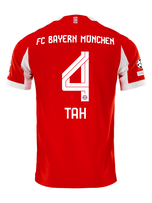 Футбольное джерси FC Bayern Munich Home Jersey 25-26 TAH 4
