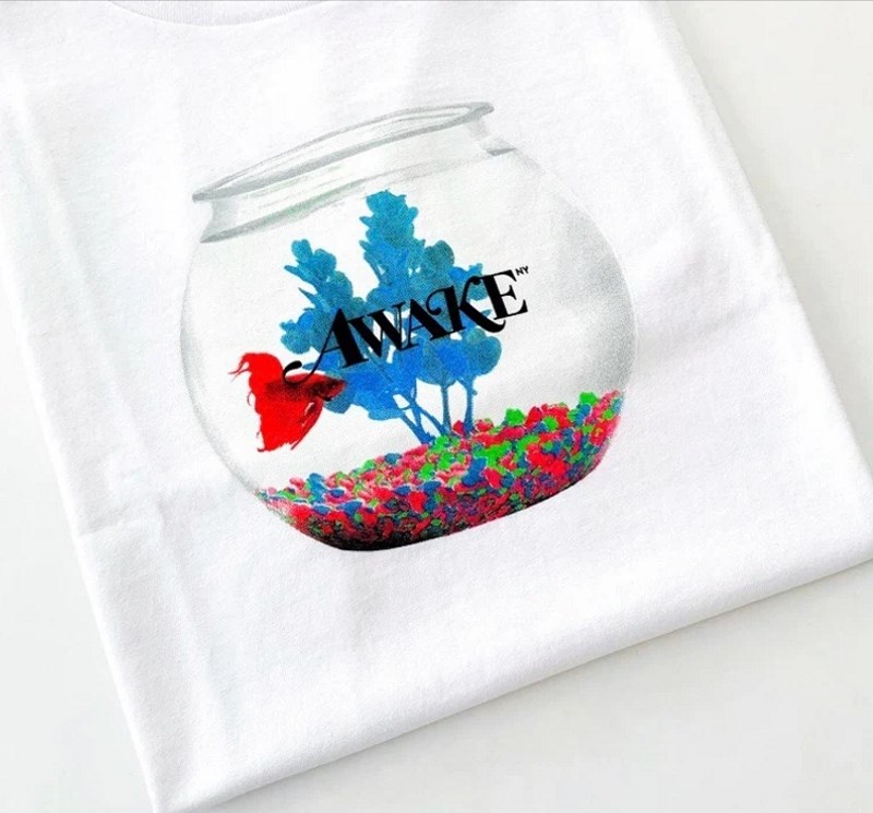 Футболка Awake Fish Bowl Tee White