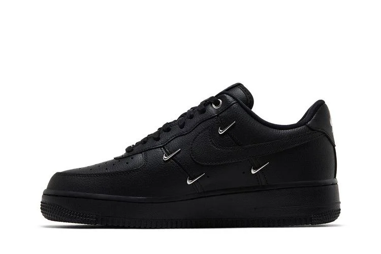 Кроссовки Nike Wmns Air Force 1 '07 LX 'Black Silver Mini Swoosh'