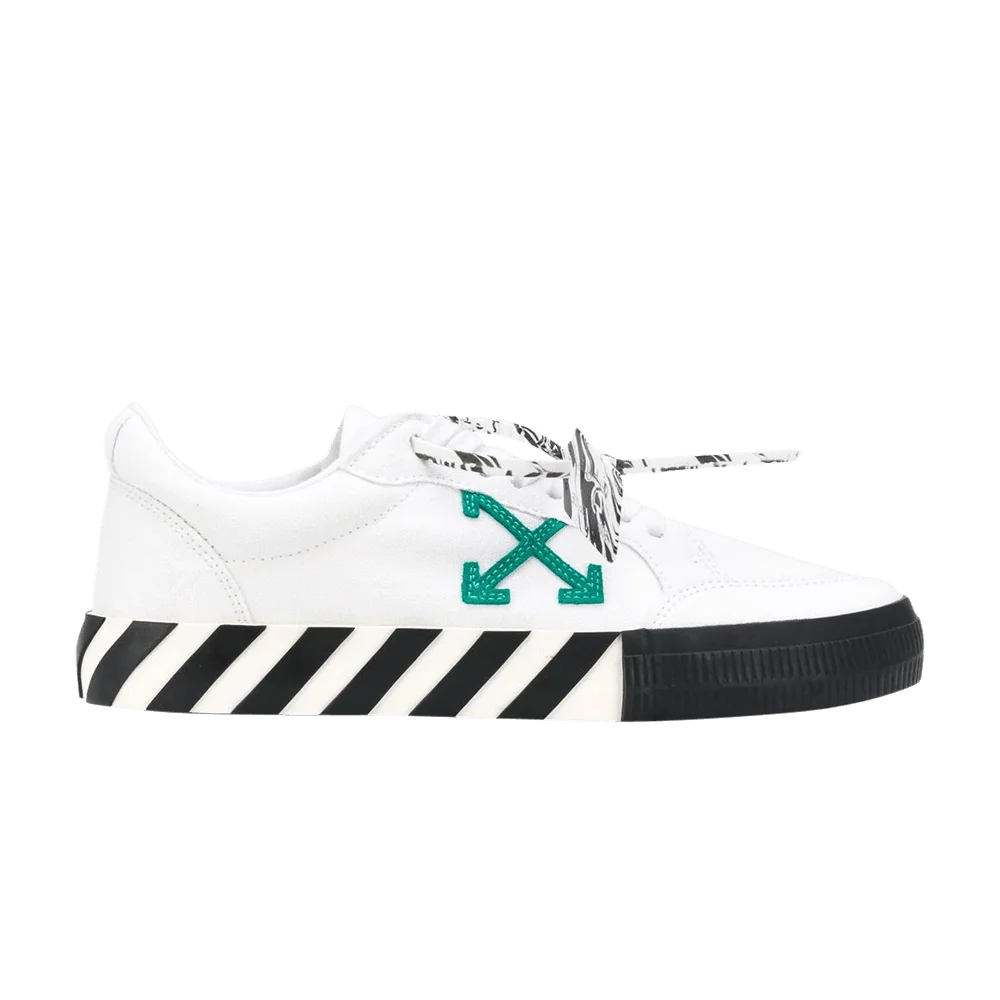 Krossovki-Off-White-Vulc-Low-White-Green