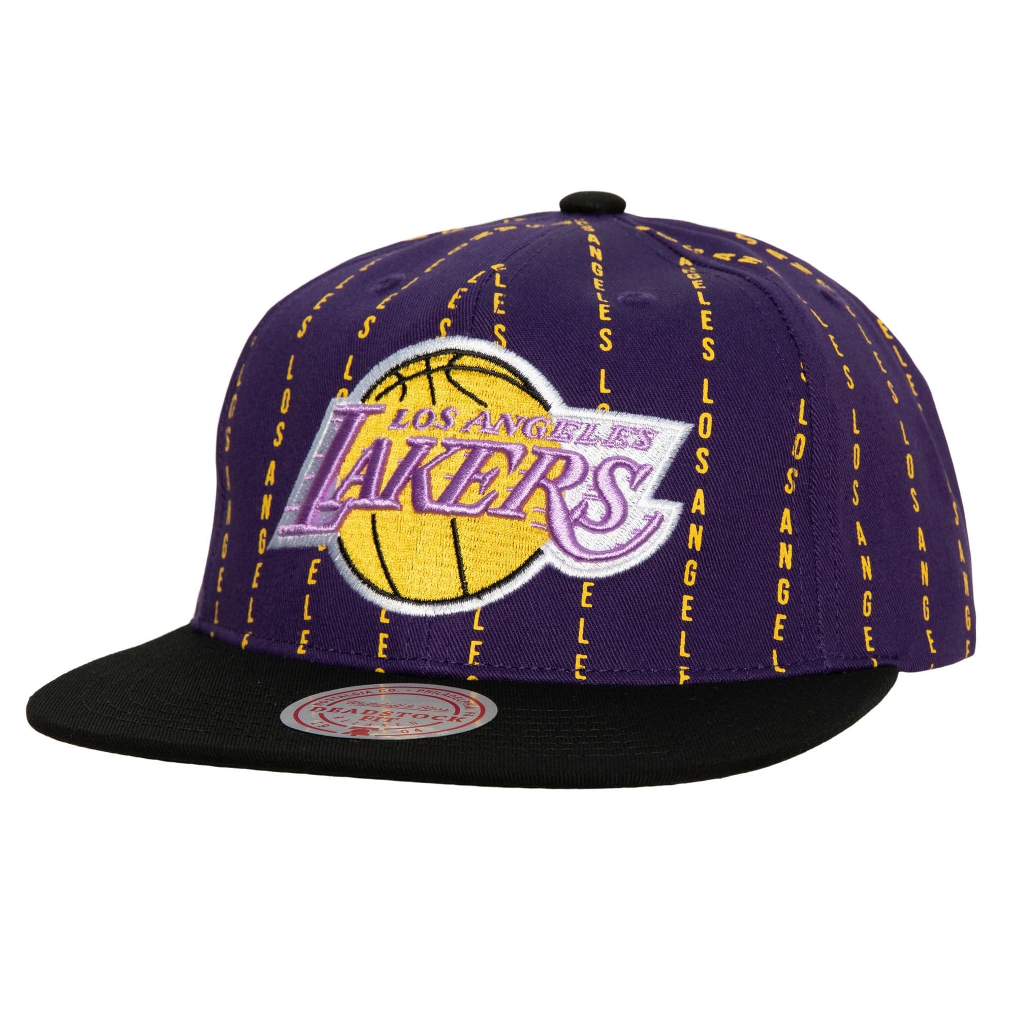 Бейсболка Mitchell & Ness City Pinstripe Deadstock HWC Los Angeles Lakers Hat