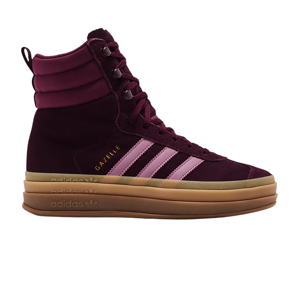 adidas Wmns Gazelle Boot 'Maroon Gum'