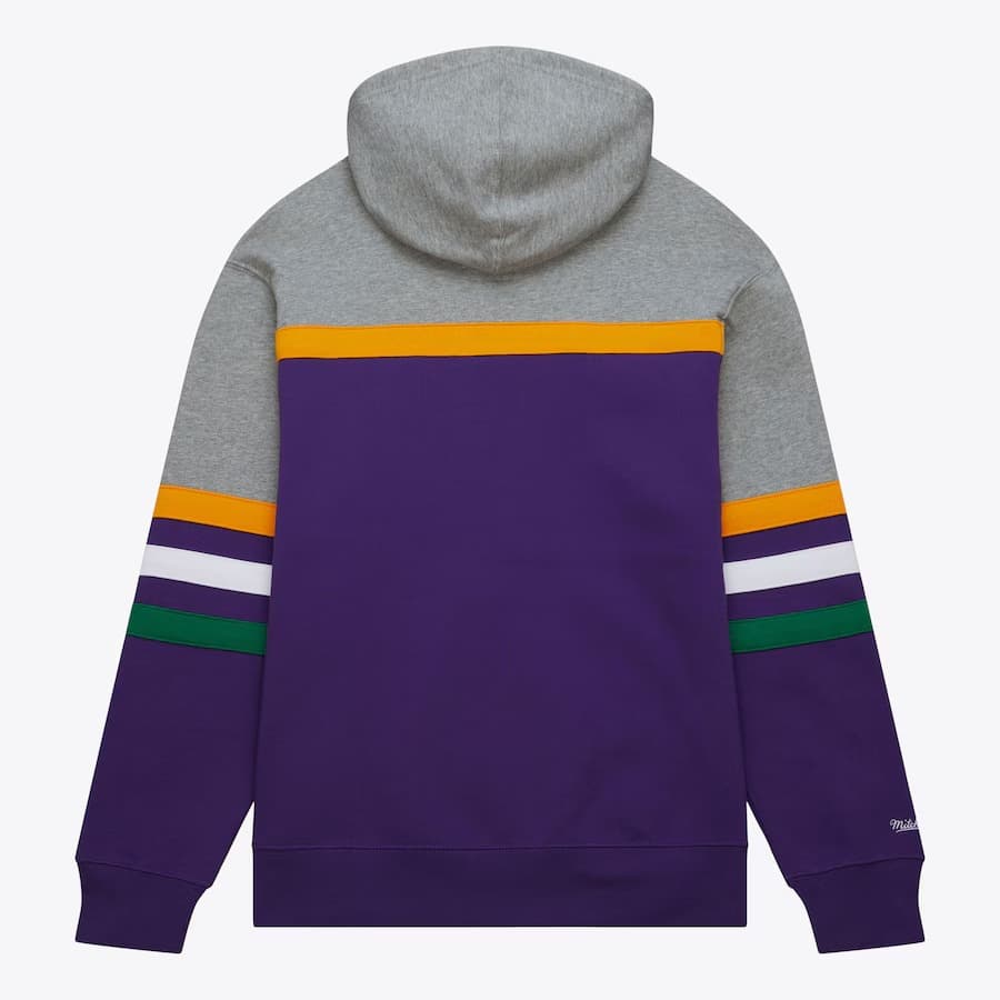 Худи Mitchell & Ness Gray Utah Jazz Head Coach Pullover Hoodie
