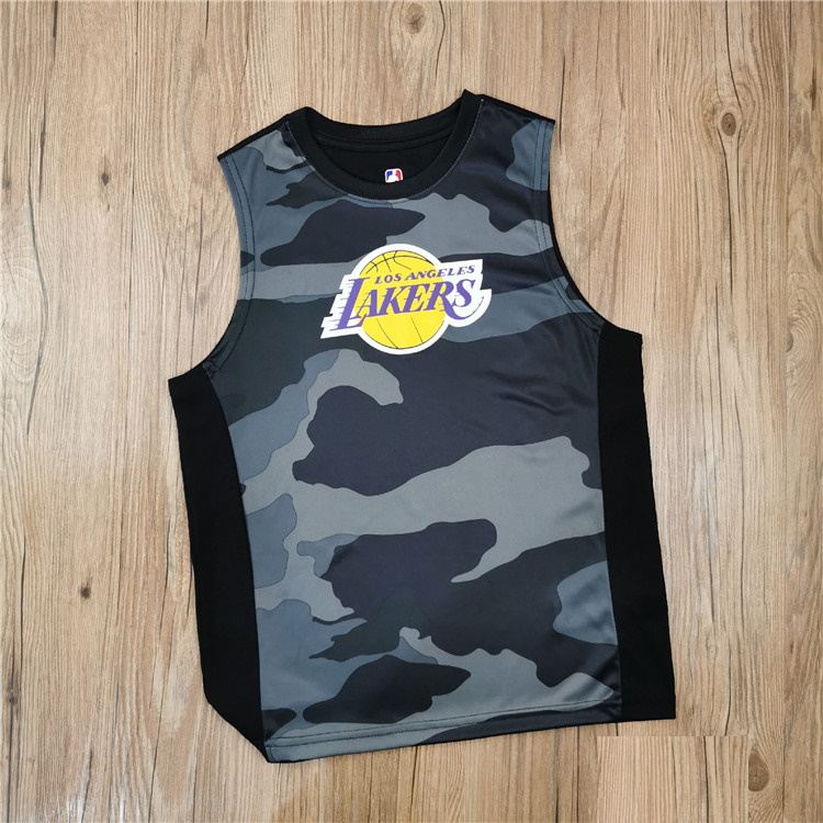 Баскетбольная майка 2020 Los Angeles Lakers Kids Jersey Camo